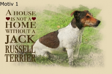 Metallschild Jack Russell Terrier